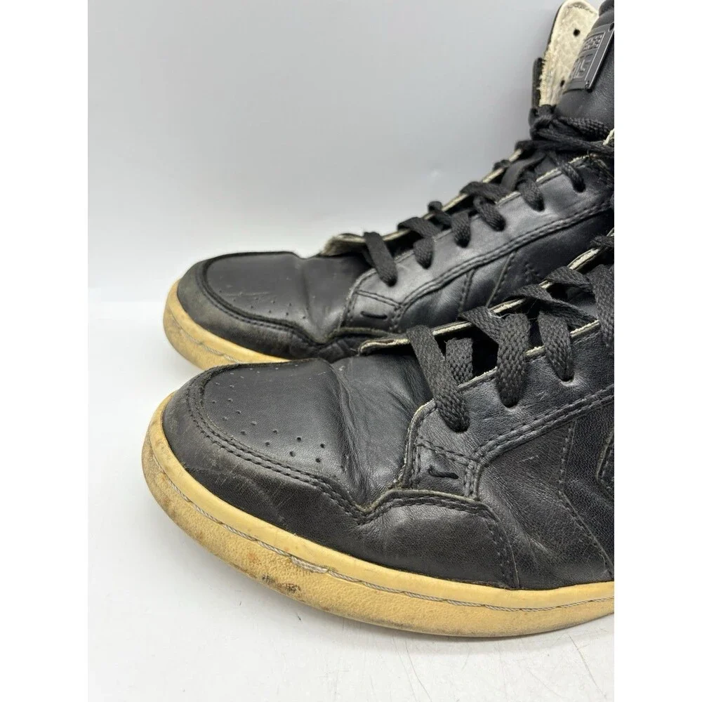 John Varvatos x Converse Weapon Leather Mid Top Shoes SIZE 11 MENS